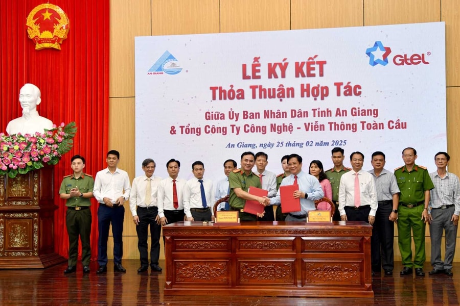 UBND tỉnh An Giang ký kết hợp tác với Tổng Công ty Công nghệ - Viễn thông Toàn cầu