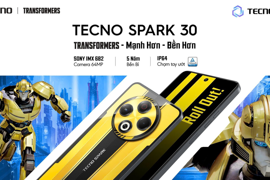 TECNO SPARK 30 ra mắt, trang bị cảm biến Sony IMX 682