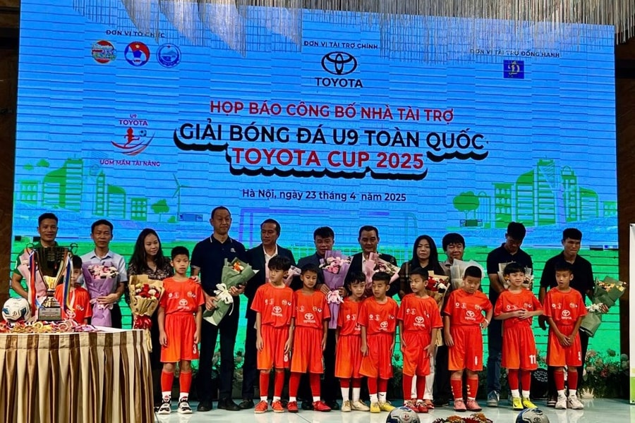 Toyota Việt Nam tiếp tục đồng hành cùng Giải bóng đá U9 toàn quốc năm 2025