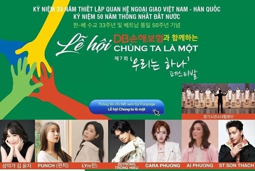 Lễ hội “Chúng ta là một”: Tăng cường quan hệ hữu nghị Việt Nam – Hàn Quốc