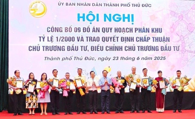 TP. Thủ Đức công bố 9 đồ án quy hoạch phân khu