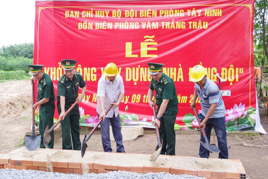 BĐBP Tây Ninh khởi công xây dựng “Nhà Đồng đội”
