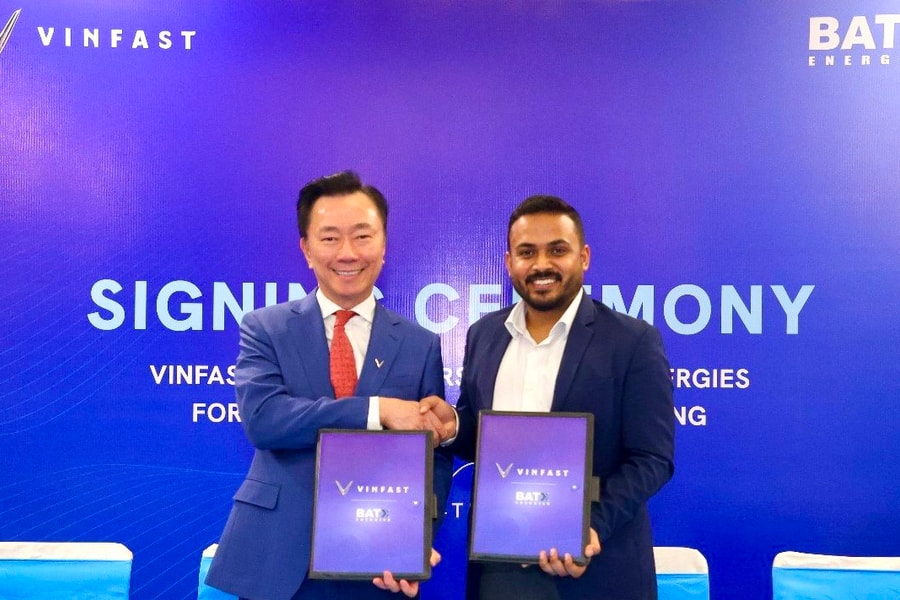 VinFast và BatX Energies ký kết thỏa thuận hợp tác chiến lược về tái chế và tái sử dụng pin điện áp cao