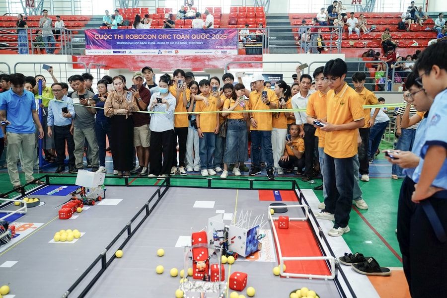 Chung kết Robocon ORC toàn quốc 2025: Thắp lửa đam mê robot cho thế hệ trẻ