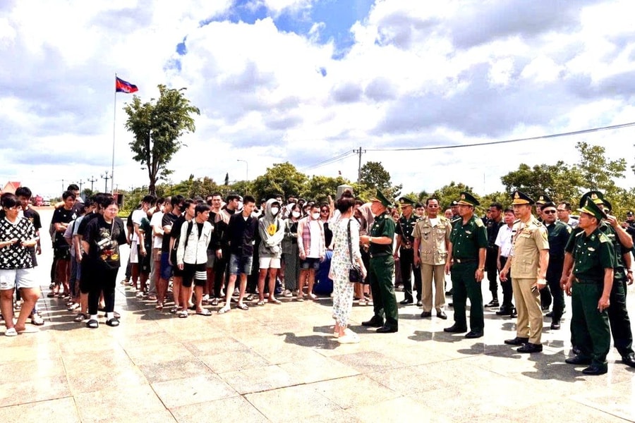 BĐBP Đồng Nai tiếp nhận 85 công dân từ cơ quan chức năng Campuchia