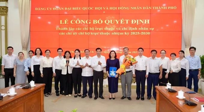 Đảng ủy Đoàn ĐBQH và HĐND TP.HCM thành lập 6 chi bộ