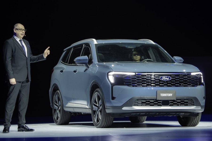 Cận cảnh Ford Territory mới vừa ra mắt, giá khuyến nghị từ 762 triệu đồng