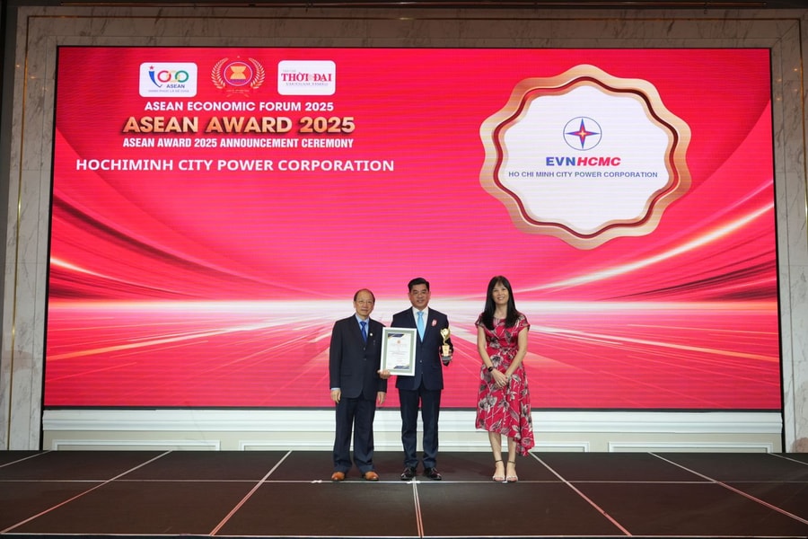 EVNHCMC được vinh danh tại ASEAN Award 2025