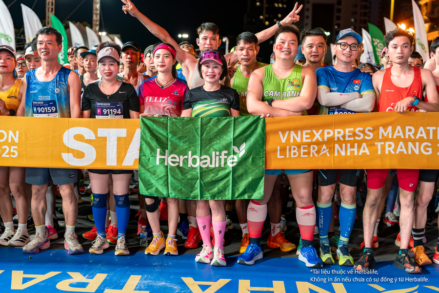 Herbalife Việt Nam đồng hành cùng giải chạy VnExpress Marathon Nha Trang thứ tư liên tiếp