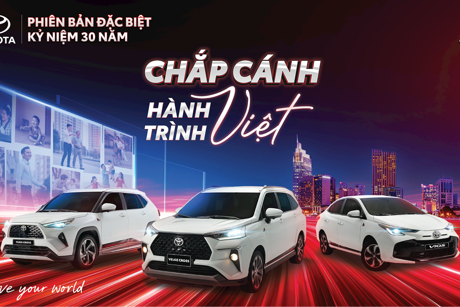 Toyota Việt Nam ra mắt phiên bản đặc biệt kỷ niệm 30 năm thành lập cùng nhiều ưu đãi hấp dẫn trong tháng 9