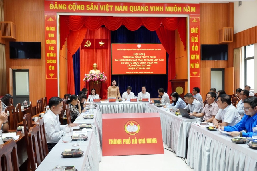 TP.HCM: Thành lập 8 tổ công tác hướng dẫn tổ chức Đại hội MTTQ Việt Nam cấp phường, xã, đặc khu