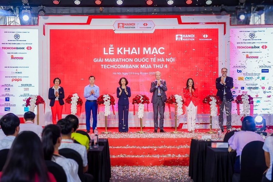 Giải Marathon Quốc tế Hà Nội Techcombank mùa thứ 4: Biểu trưng thể thao của Thủ đô, kết nối cộng đồng và tôn vinh di sản