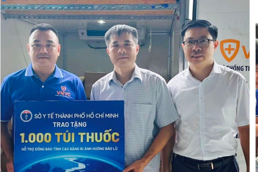 Ngành y tế TP. HCM hỗ trợ 10 ngàn "Túi thuốc gia đình" gửi đến đồng bào bị ảnh hưởng bởi bão, lũ