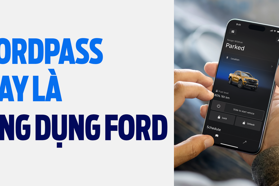 Ứng dụng Ford kết nối thông minh, nâng trải nghiệm cá nhân hóa