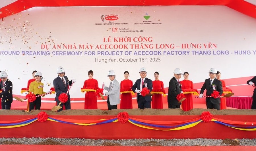 Acecook Việt Nam khởi công nhà máy Thăng Long