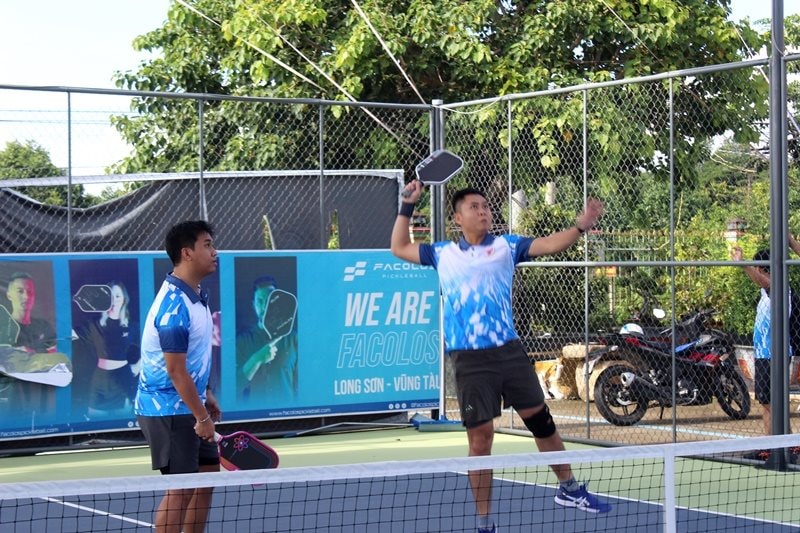 Tổ chức giải Pickleball, thúc đẩy phong trào thể thao xã đảo Long Sơn