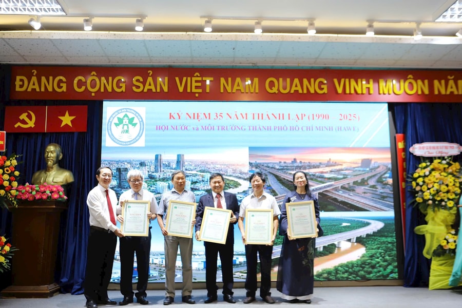 Hội Nước và Môi trường TP.HCM kỷ niệm 35 năm thành lập