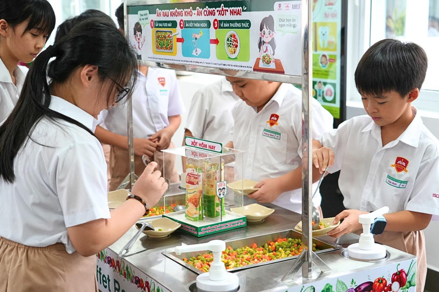 Ajinomoto Việt Nam triển khai sáng kiến Quầy Buffet Rau Củ