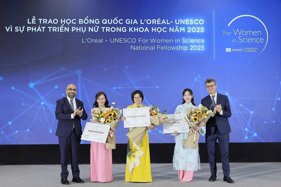 Học bổng quốc gia L’Oréal - UNESCO 2025: 16 năm kiến tạo bệ phóng cho nữ giới trong cuộc đua khoa học toàn cầu