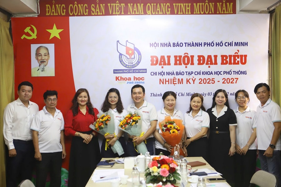 Tạp chí Khoa học phổ thông tổ chức Đại hội đại biểu Chi hội Nhà báo nhiệm kỳ 2025 - 2027