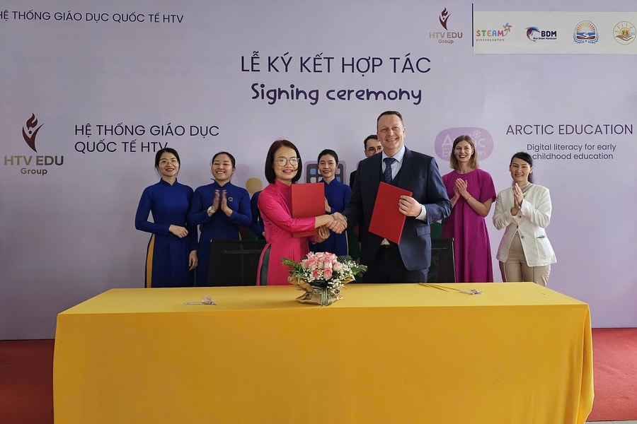 HTV Education Group ký kết triển khai chương trình giáo dục công nghệ Arctic Education tại Việt Nam