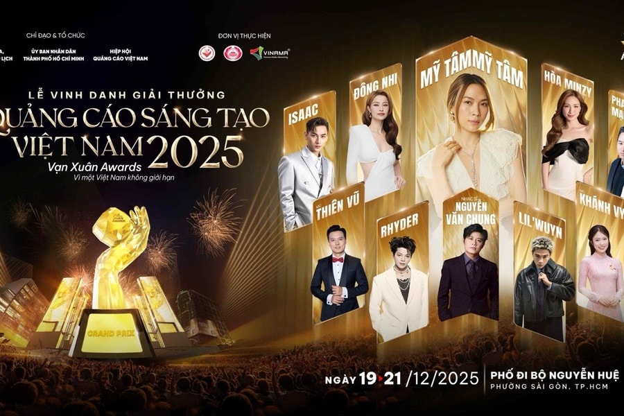 Mỹ Tâm cùng loạt sao Việt khuấy động concert Vạn Xuân Awards 2025