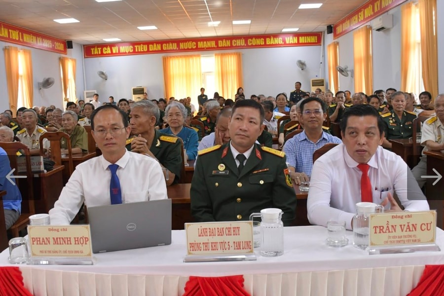 Trang trọng họp mặt Kỷ niệm 81 năm Ngày thành lập Quân đội nhân dân Việt Nam