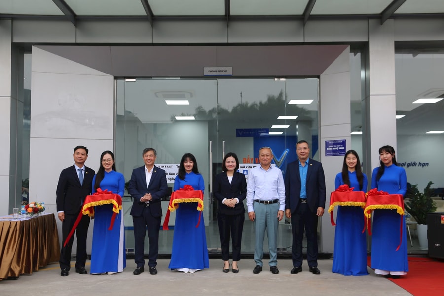 Khai trương Xưởng dịch vụ VinFast GSC Trần Vỹ