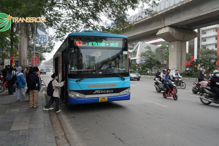 Transerco bố trí dự phòng 25 xe buýt phục vụ nhân dân trong dịp Tết Dương lịch 2026