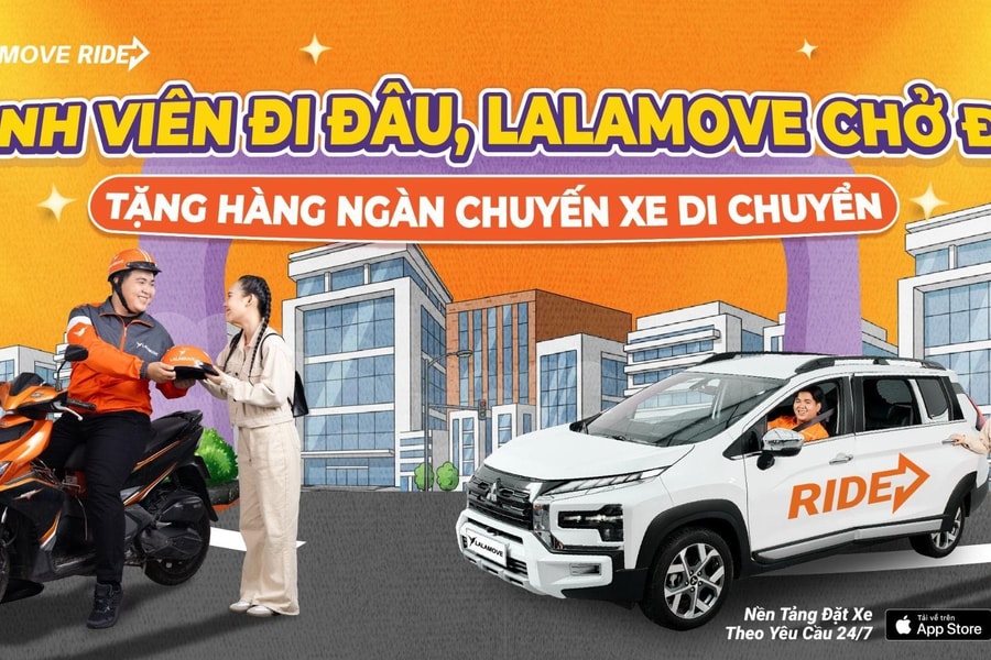 Lalamove tặng hàng ngàn chuyến di chuyển cho sinh viên dịp Tết