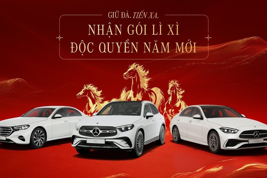 Mercedes-Benz Việt Nam tung loạt ưu đãi đặc biệt cho khách mua các dòng xe chủ lực trong tháng 1, 2