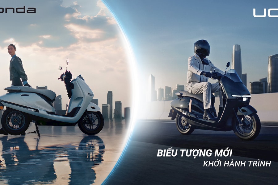 Honda Việt Nam lần đầu tiên ra mắt mẫu xe máy điện mới UC3, triển khai hệ thống trạm sạc và đổi pin
