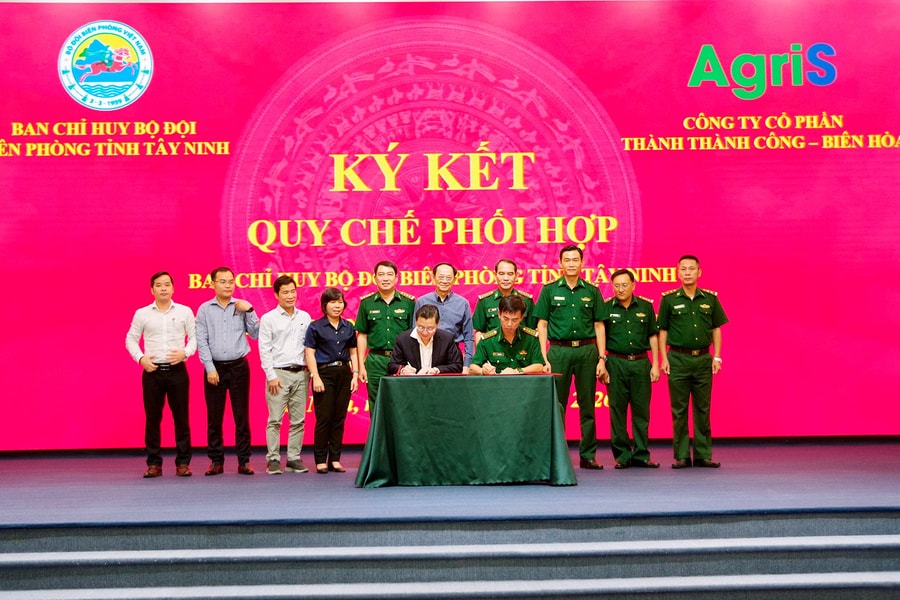 Bộ đội Biên phòng tỉnh Tây Ninh và Công ty CP Thành Thành Công - Biên Hòa sơ kết thực hiện quy chế phối hợp năm 2025