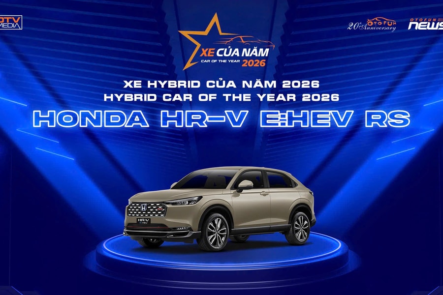 Honda HR-V và City nhận Danh hiệu tại Lễ công bố "Xe của năm 2026"
