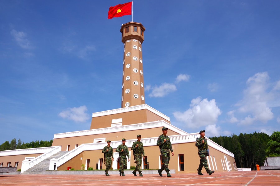 Bộ đội Biên phòng các tỉnh phía Nam hăng hái chào mừng Đại đội Đảng toàn quốc lần thứ XIV