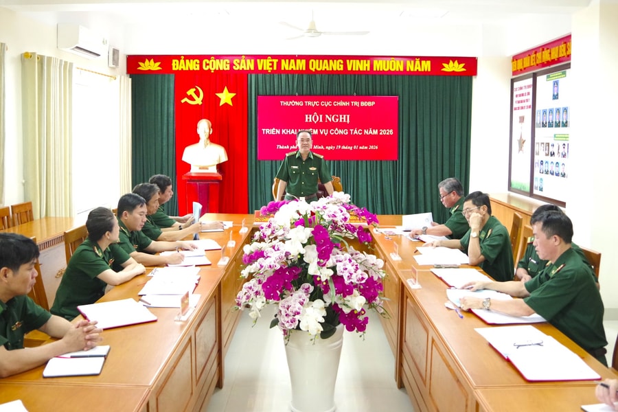 Cơ quan Thường trực Cục Chính trị Bộ đội Biên phòng: Quyết tâm hoàn thành thắng lợi nhiệm vụ năm 2026