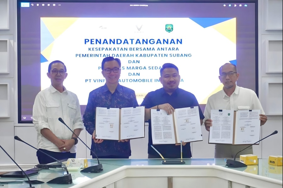 VinFast ký kết hợp tác phát triển hạ tầng giao thông tại Indonesia