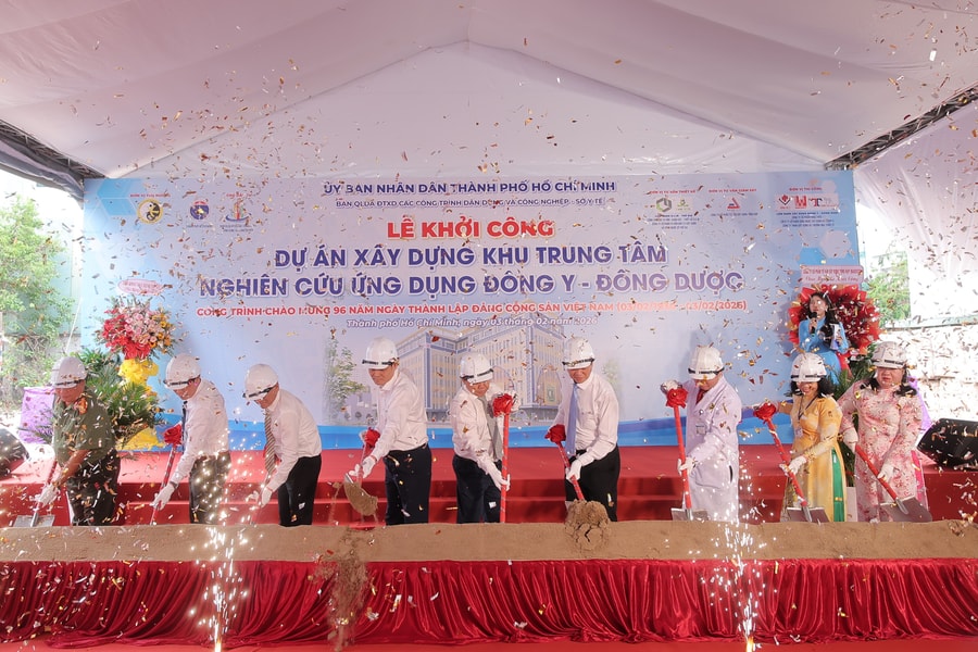 Viện Y dược học Dân tộc TP.HCM Khởi công xây dựng Trung tâm Nghiên cứu Ứng dụng Đông y - Đông dược