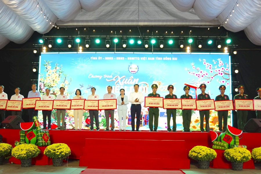 Rộn ràng Chương trình “Xuân biên giới” trên biên giới Đồng Nai