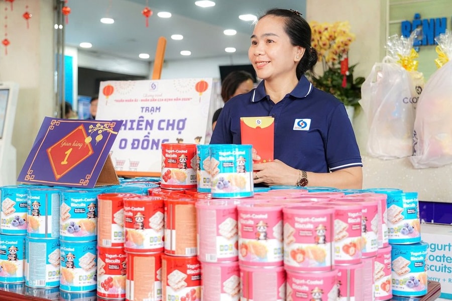 Phiên chợ 0 đồng “Xuân nhân ái - Tết sẻ chia” lan tỏa yêu thương tại Bệnh viện Nhân Dân Gia Định