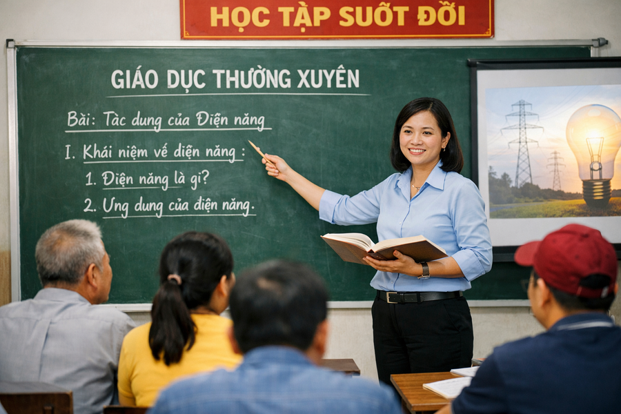 Lần đầu có quy định riêng chế độ cho giáo viên giáo dục thường xuyên