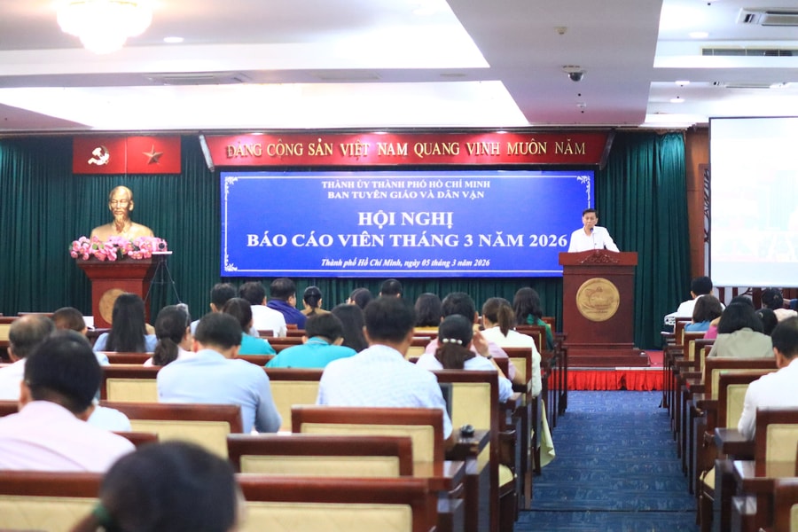 Hội nghị Báo cáo viên tháng 3/2026: Hướng tới bầu cử đại biểu Quốc hội khóa XVI