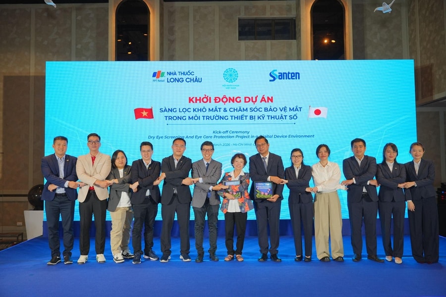 Long Châu và Santen (Nhật): Sàng lọc khô mắt, bảo vệ đôi mắt sáng trong thời đại kỹ thuật số
