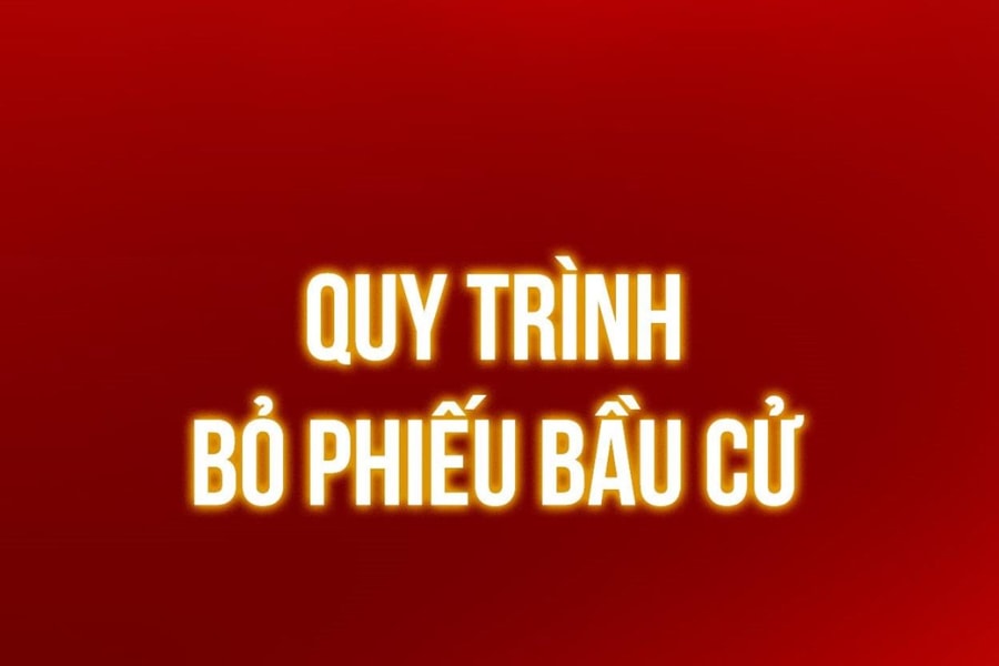 Quy trình bỏ phiếu bầu cử Quốc hội, HĐND các cấp