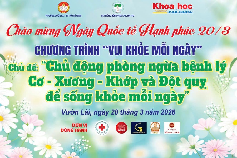'Vui khỏe mỗi ngày' mang hạnh phúc cho mọi người đúng ngày Quốc tế Hạnh phúc