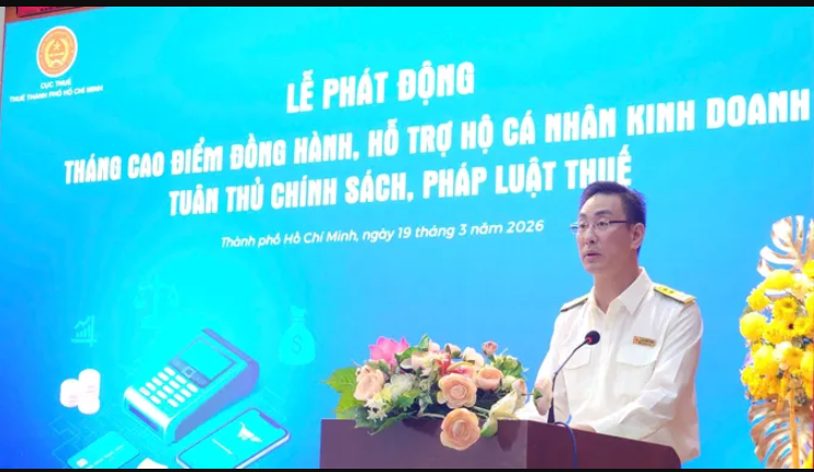 Cục Thuế TP.HCM triển khai 15 giải pháp trọng tâm, hỗ trợ hơn 364.000 hộ kinh doanh