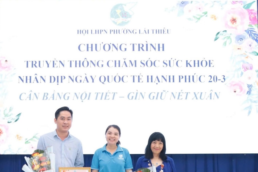 Hội LHPN phường Lái Thiêu tổ chức Hội nghị truyền thông chăm sóc sức khỏe phụ nữ