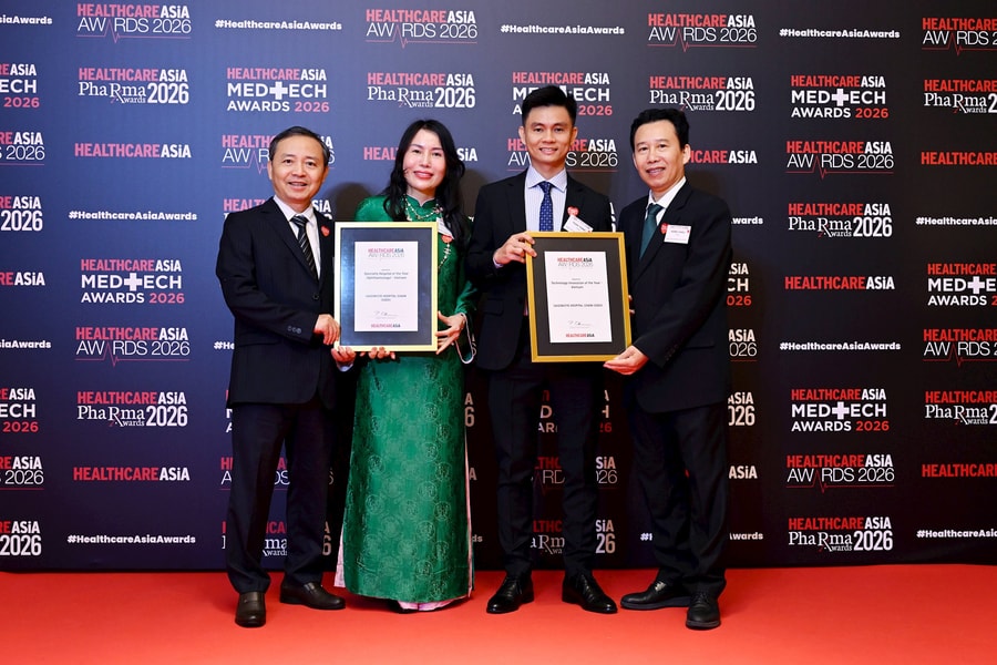 Hệ thống Bệnh viện Mắt Sài Gòn: Năm thứ 4 liên tiếp được vinh danh tại Healthcare Asia Awards