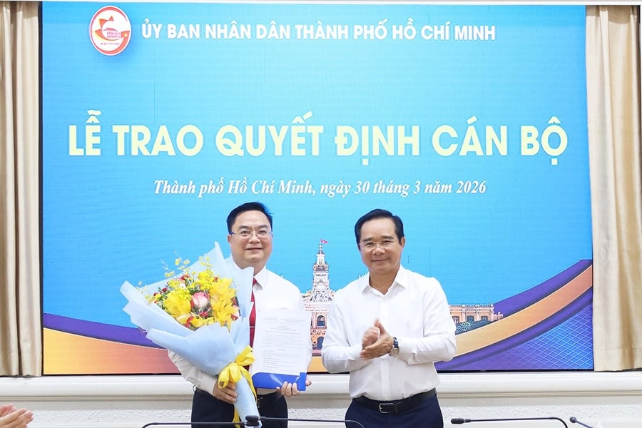 TP.HCM trao quyết định bổ nhiệm ông Hoàng Vũ Thảnh làm Giám đốc Sở Tài chính