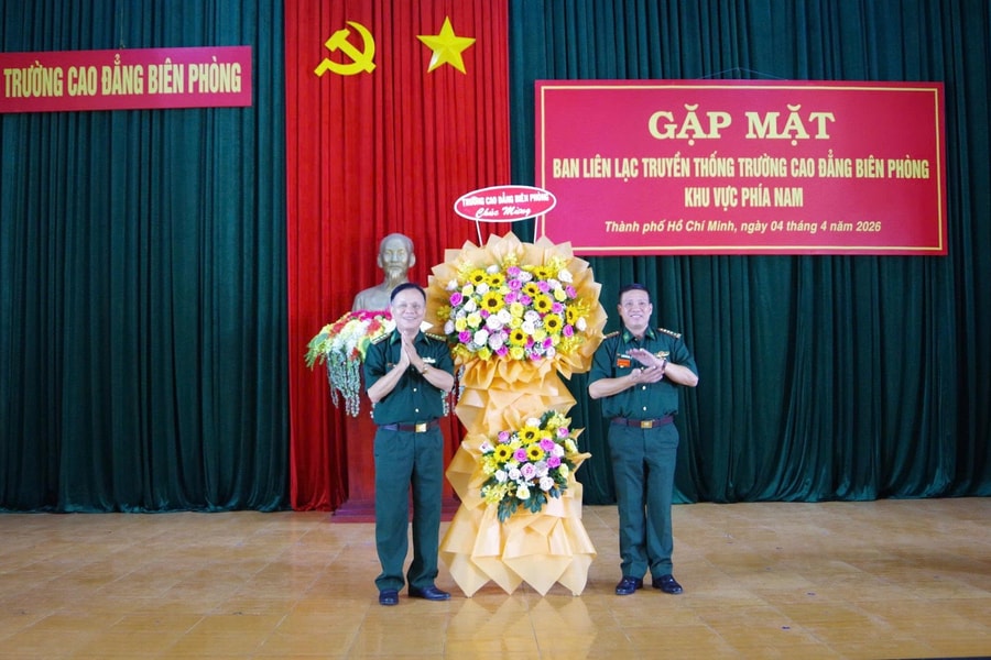 Họp mặt Ban liên lạc truyền thống Trường Cao đẳng Biên phòng khu vực phía Nam